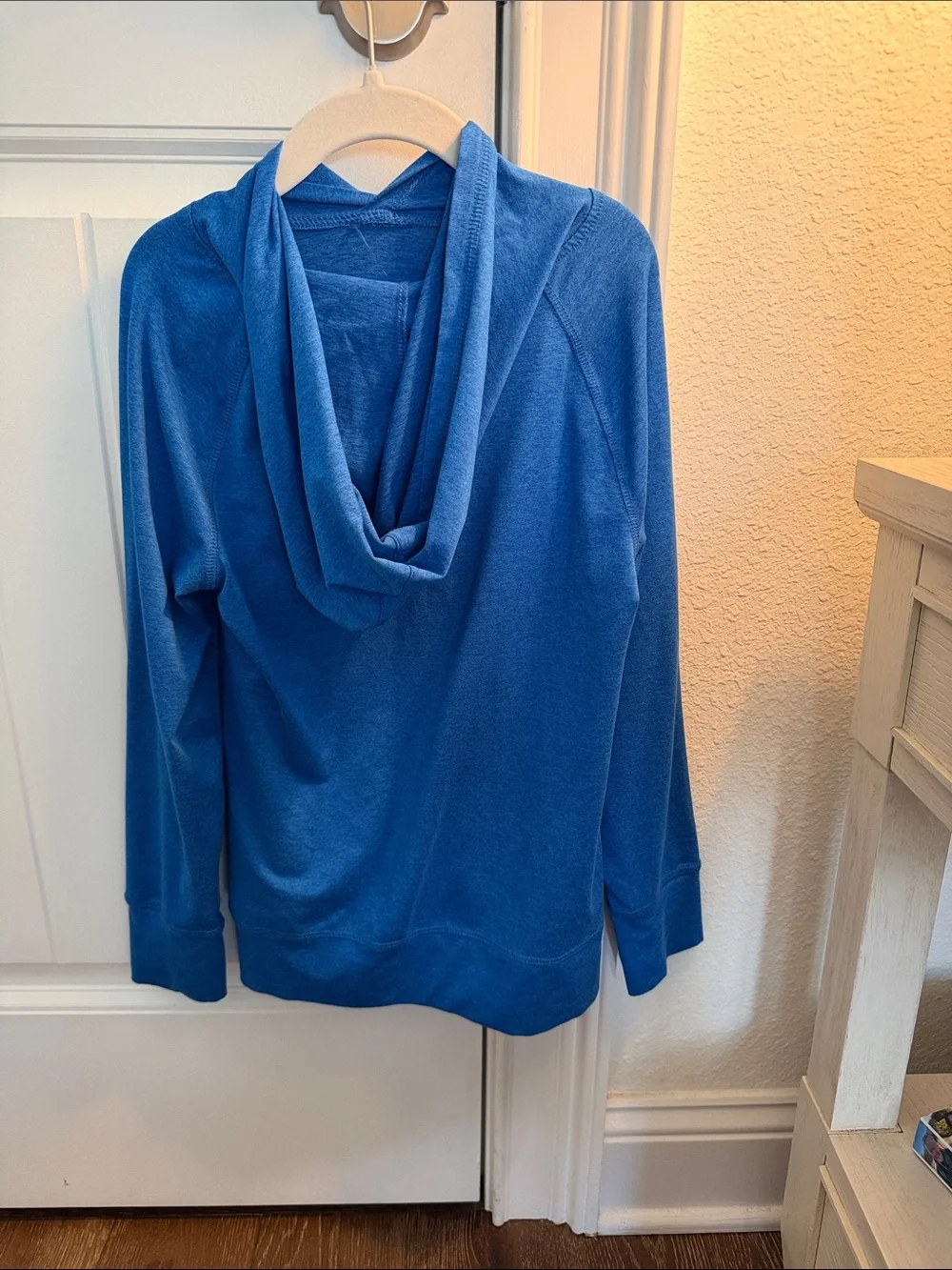 Kids Blue Hooded Pullover Sweatshirt